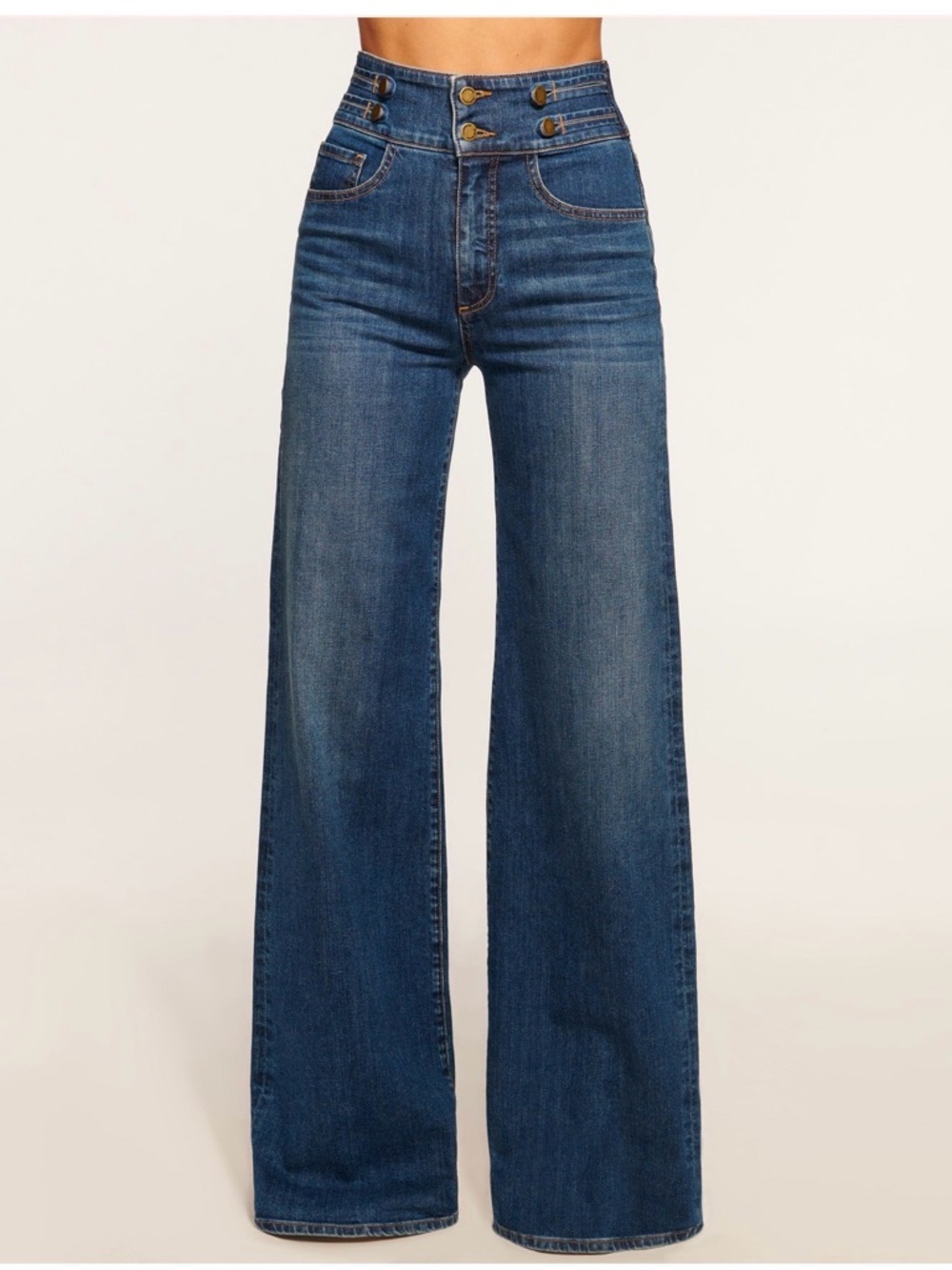 Ramy Brook “Liv” High-Waist Wide Leg Women's Jeans - 29
